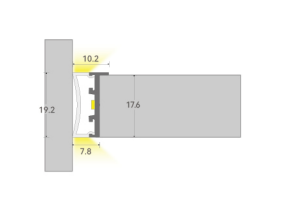 Lighting no-welding profile