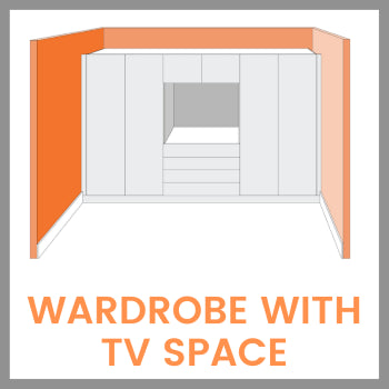 Wardrobe With TV Space