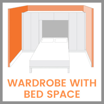 Wardrobe With Bed Space