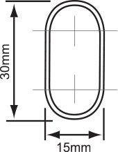 90˚ Curved Hanging Rail - Chrome Plated Steel