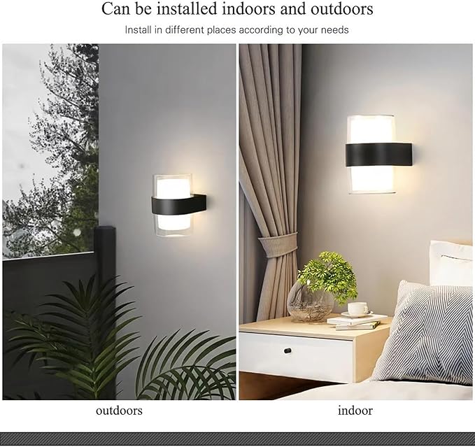 Modern Glass Wall Light