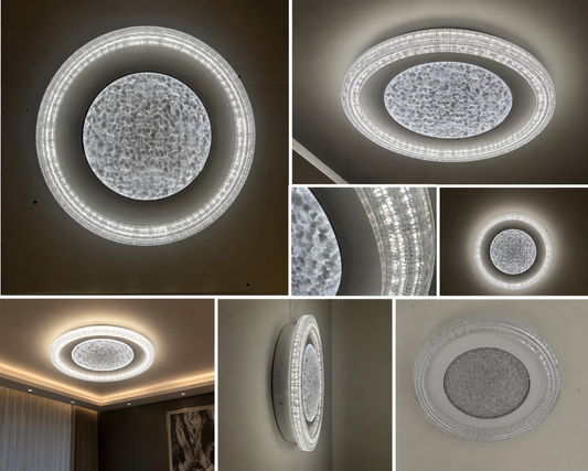 Crystal Halo LED Ceiling Light