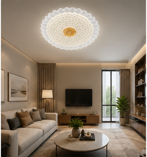 Flower Style Crystal LED Ceiling Light