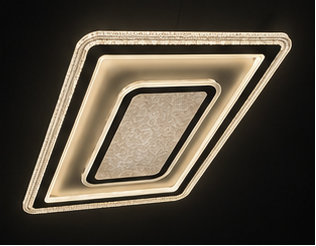 Crystal Border LED Ceiling Light