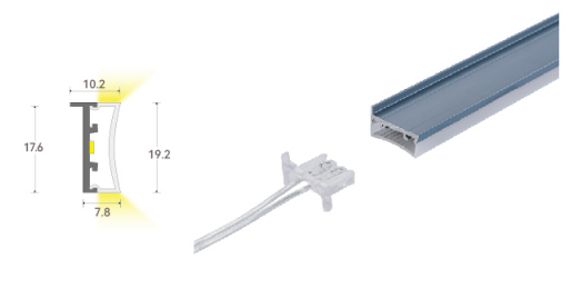 Lighting no-welding profile