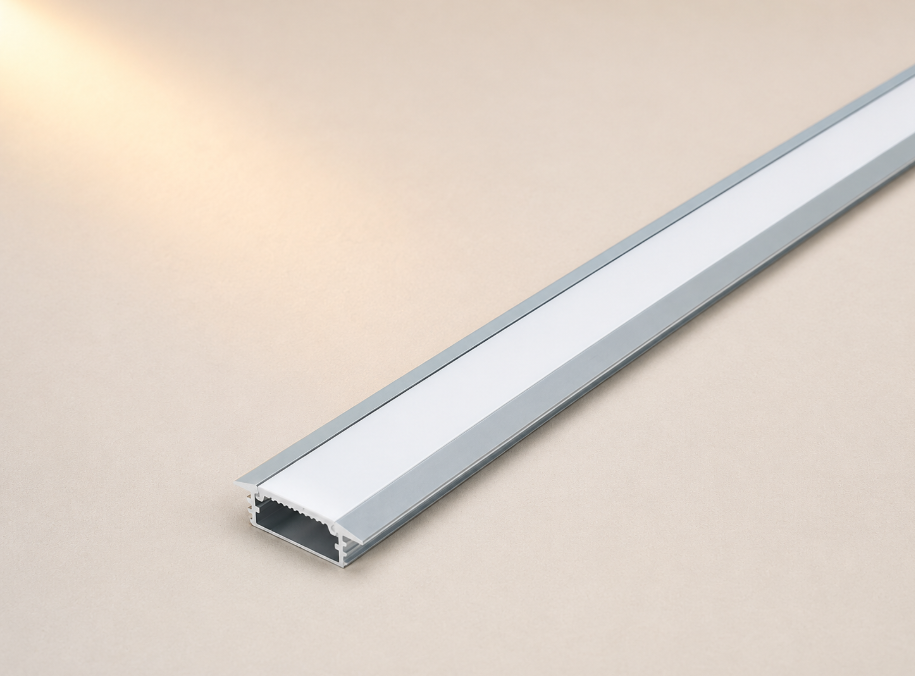 Aluminium Profile 18mm overlap profile 2.5metre length