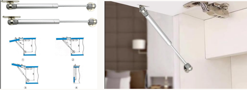 Door lift stay cabinet