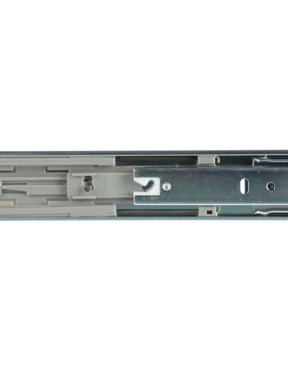 Riex NB58 Ball bearing slide, full extension, soft-close, 35 kg/35 kg, H45, 500 mm, nickel